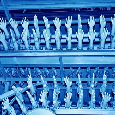 De medische Productielijn van Latex Rubber Medische Handschoenen