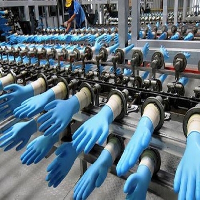 Het medische van het de Productielijnnitril van Latexhandschoenen Wegwerpproduct van de de Handschoenenproductielijn