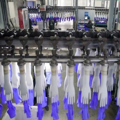 Het medische van het de Productielijnnitril van Latexhandschoenen Wegwerpproduct van de de Handschoenenproductielijn