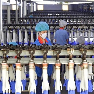 Het medische van het de Productielijnnitril van Latexhandschoenen Wegwerpproduct van de de Handschoenenproductielijn