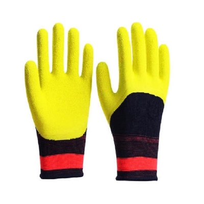 De huishoudelijk werkhandschoenen, arbeidsverzekering, de handschoenen van de schuimkoning, verzekeren de veiligheid