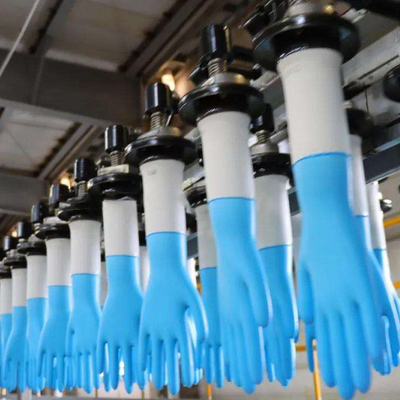 De kleine Nitrilhandschoen Productielijn van de de Rubberlatex Chirurgische Handschoen van de Productiemachine