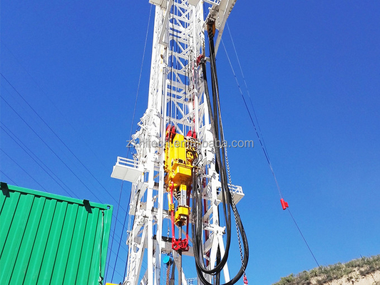 RG de Put van API Standard Oil Field Oil en van het Gas droeg Installatie van de Gaten de Vrachtwagen Opgezette Mobiele ZJ30 750hp Boring en Controle Rig Max D
