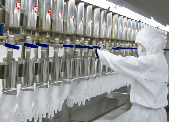 ZX bedrijfhandschoen die machine, hoge snelheidshandschoen maken die materiaallatex maken glove het maken van het onderzoekshandschoenen m van het machinelatex