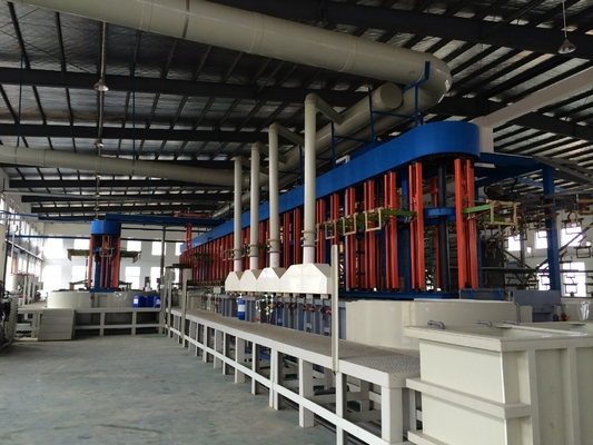 Productielijn voor koperplatering Productielijn voor passivering