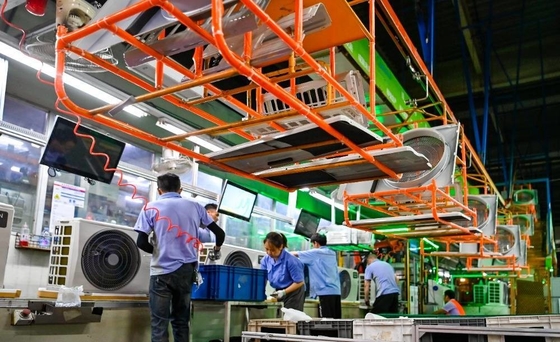 Productielijn airconditioning Productieapparatuur voor airconditioning